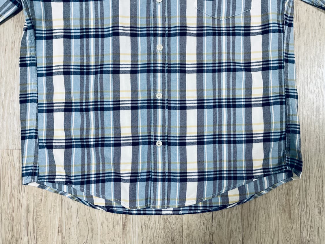 95~100) 70's 복각 랭글러 체크 플란넬셔츠(RRL&LVC&폴로) 상품이미지6