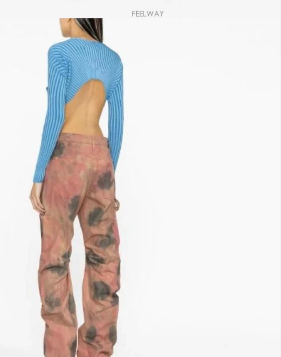 자크뮈스 프랄루 크롭 가디건 블루 38 상품이미지5