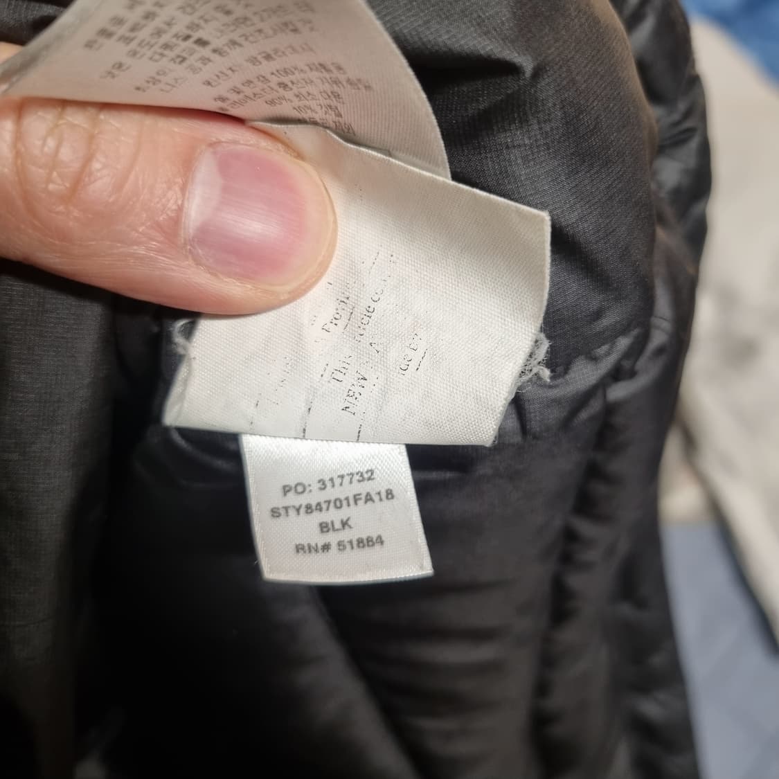 파타고니아 다운스웨터 후드 블랙 남성용 상품이미지4