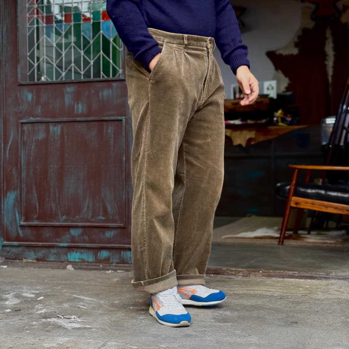 C-Line Jeans 투턱 코듀류이 팬츠 34 상품이미지10