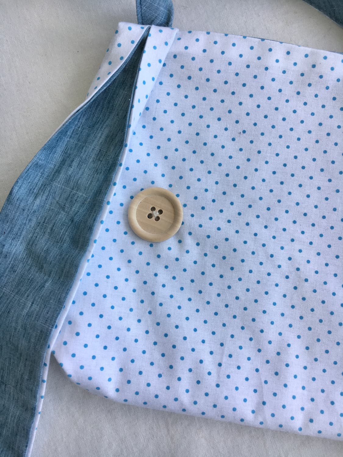 [HANDMADE] 핸드메이드 도트 토끼 크로스백 모리걸 상품이미지3