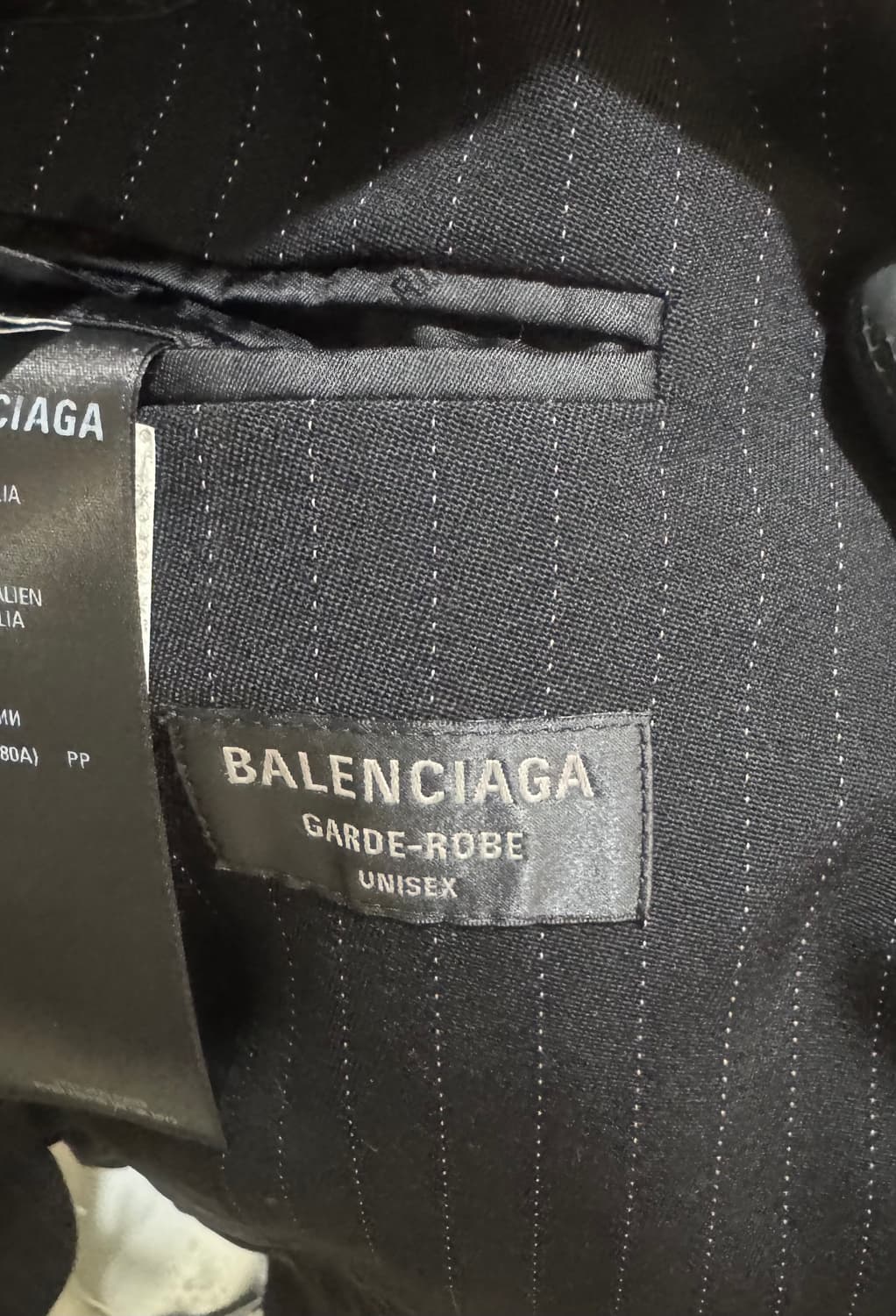 balenciaga  garde-robe unisex  블레이져 상품이미지4