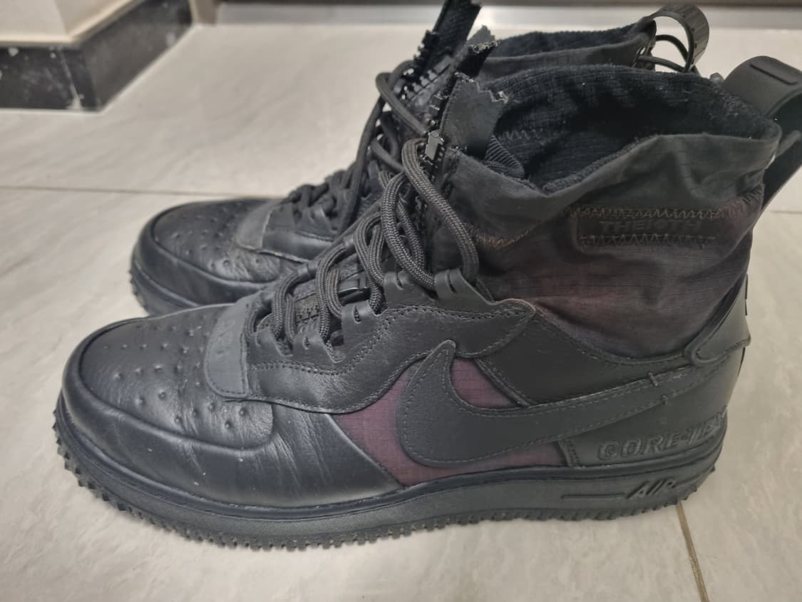 나이키 에어포스1 하이 윈 고어텍스 트리플블랙 270 상품이미지4