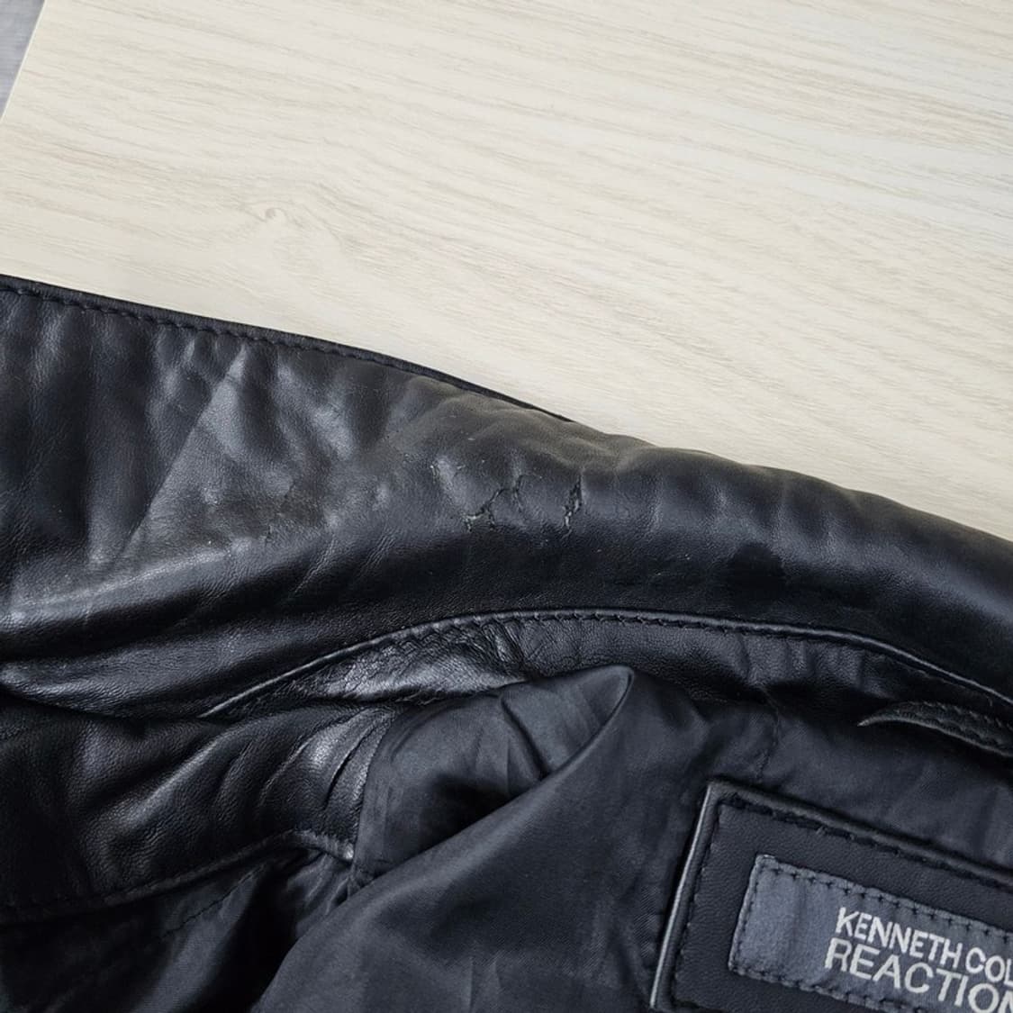 케네스콜 리얼레더 자켓 XL 상품이미지5