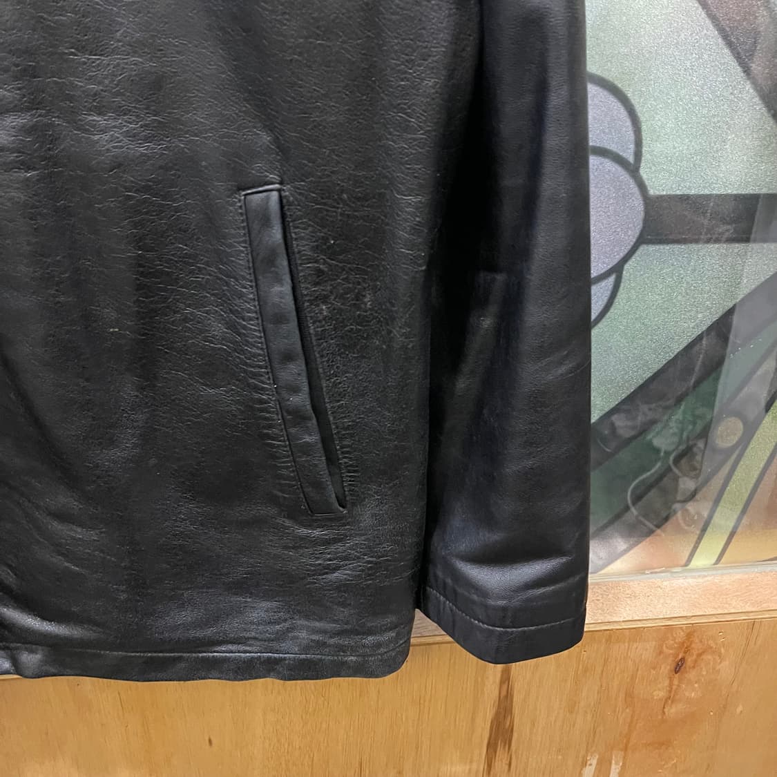 90's  Vintage leather jacket 상품이미지3