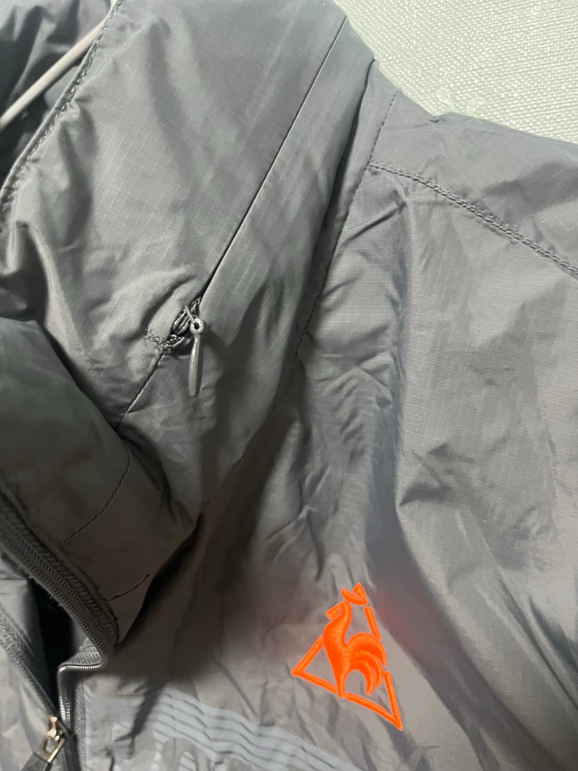 르꼬끄 스포르티브 바람막이 그레이/오렌지 상품이미지7