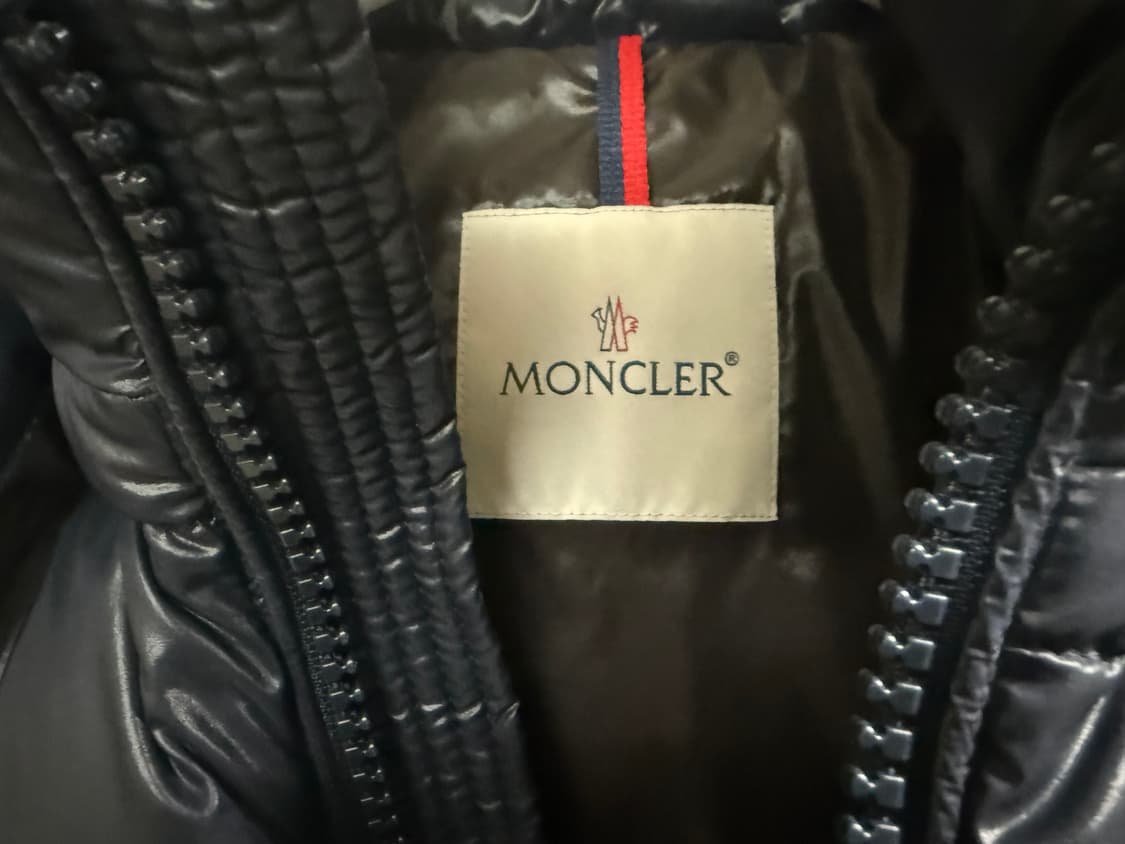 [3] 몽클레어(몽클레르) 마야 후드 다운 자켓 네이비 상품이미지5