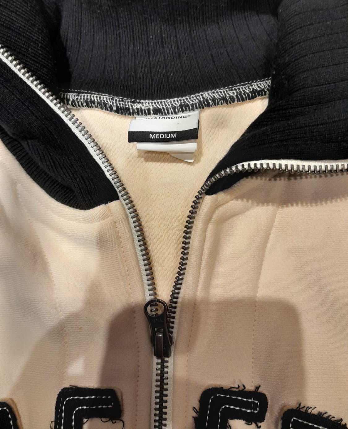 💥아웃스탠딩 하프 스웻셔츠 아이보리 (M) 
 상품이미지8