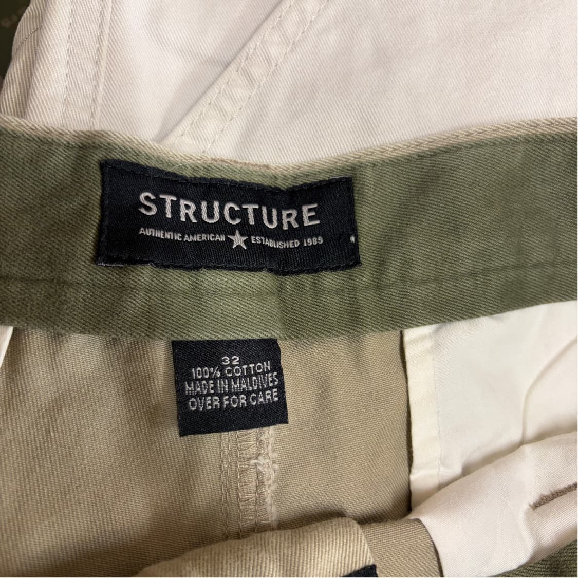 Structure Cargo Shorts Khaki 32 Size 260 상품이미지8