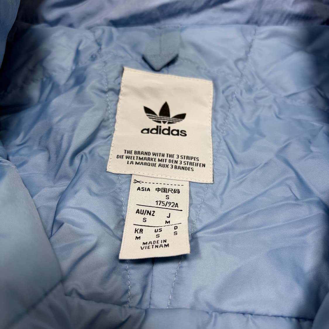  아디다스 어드벤쳐 스카이블루 패딩 상품이미지4