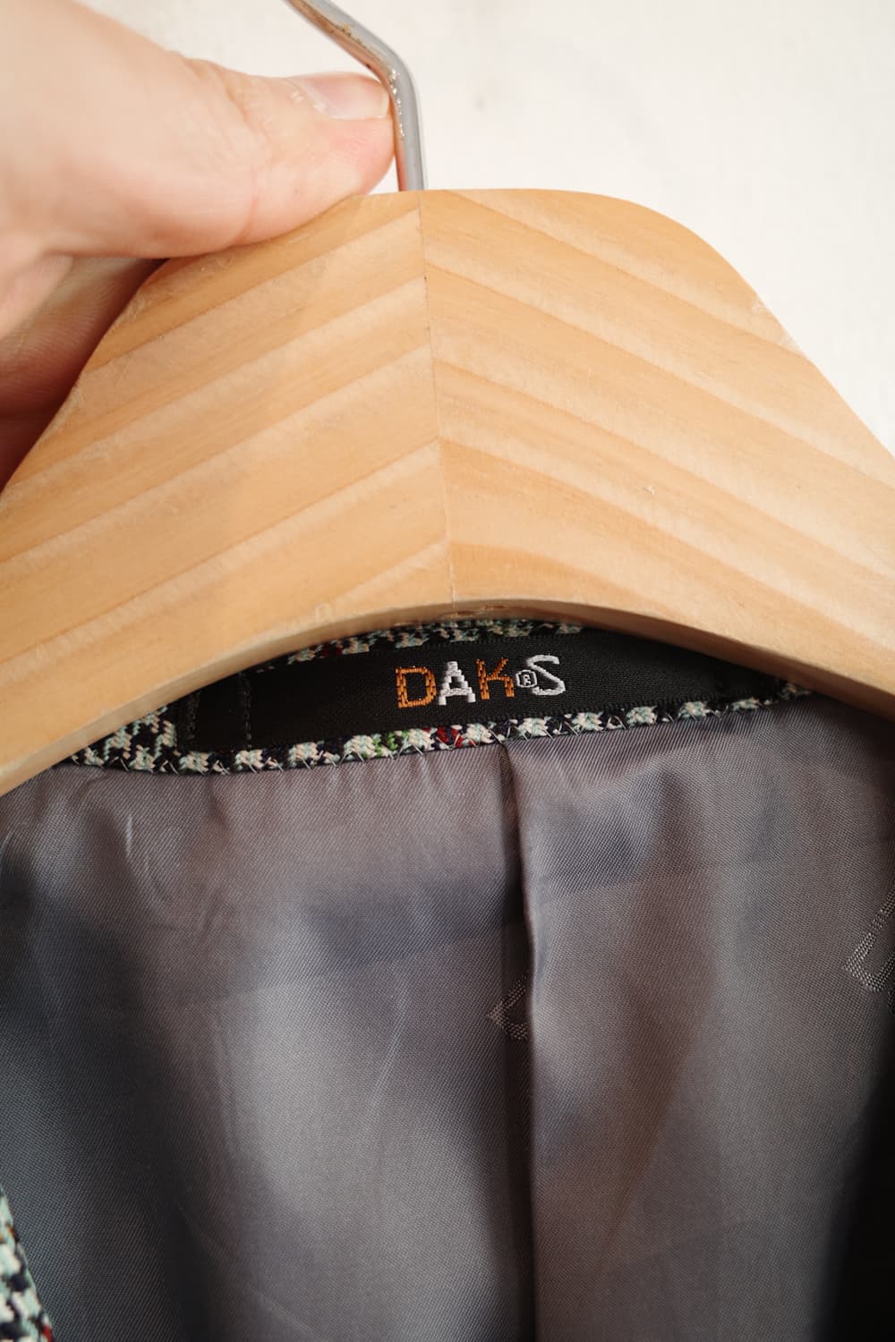 DAKS 닥스 울 체크패턴 자켓  상품이미지3