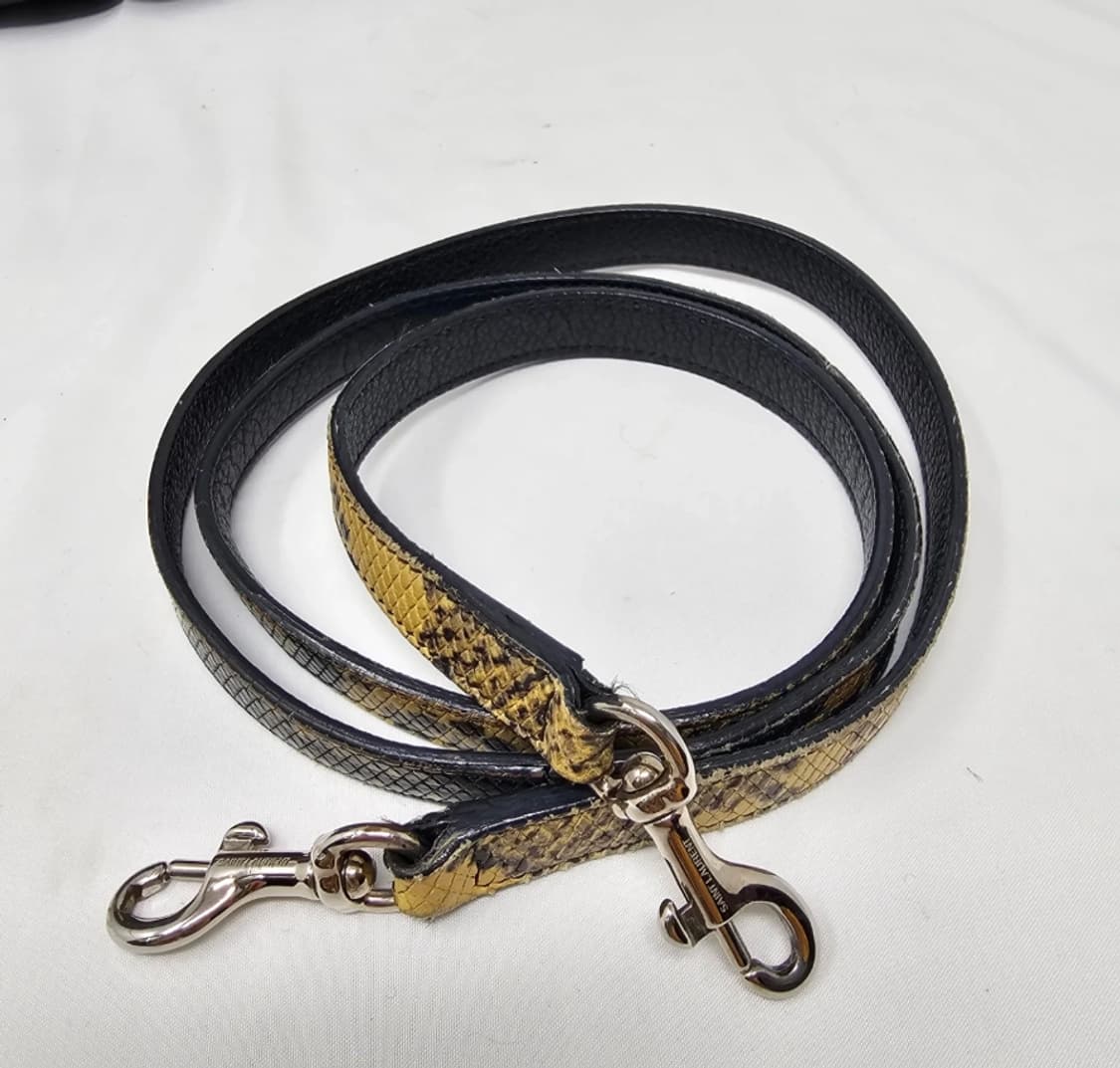 생로랑 세인트로랑 블랙 뱀피 핸드백 상품이미지7