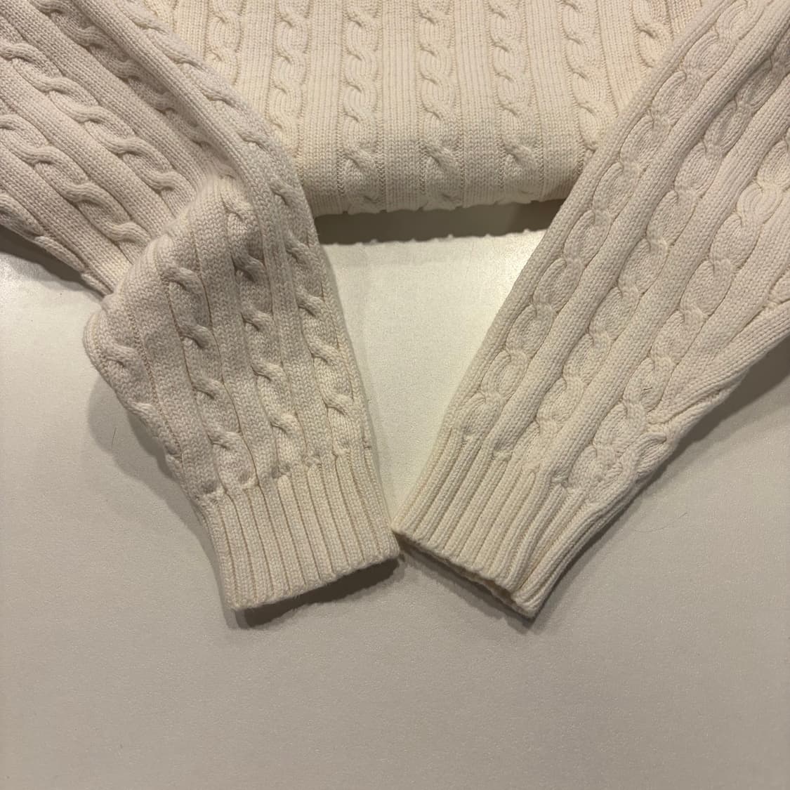 [S] 폴로 로렌 랄프로렌 케이블 니트 아이보리 C535 상품이미지6
