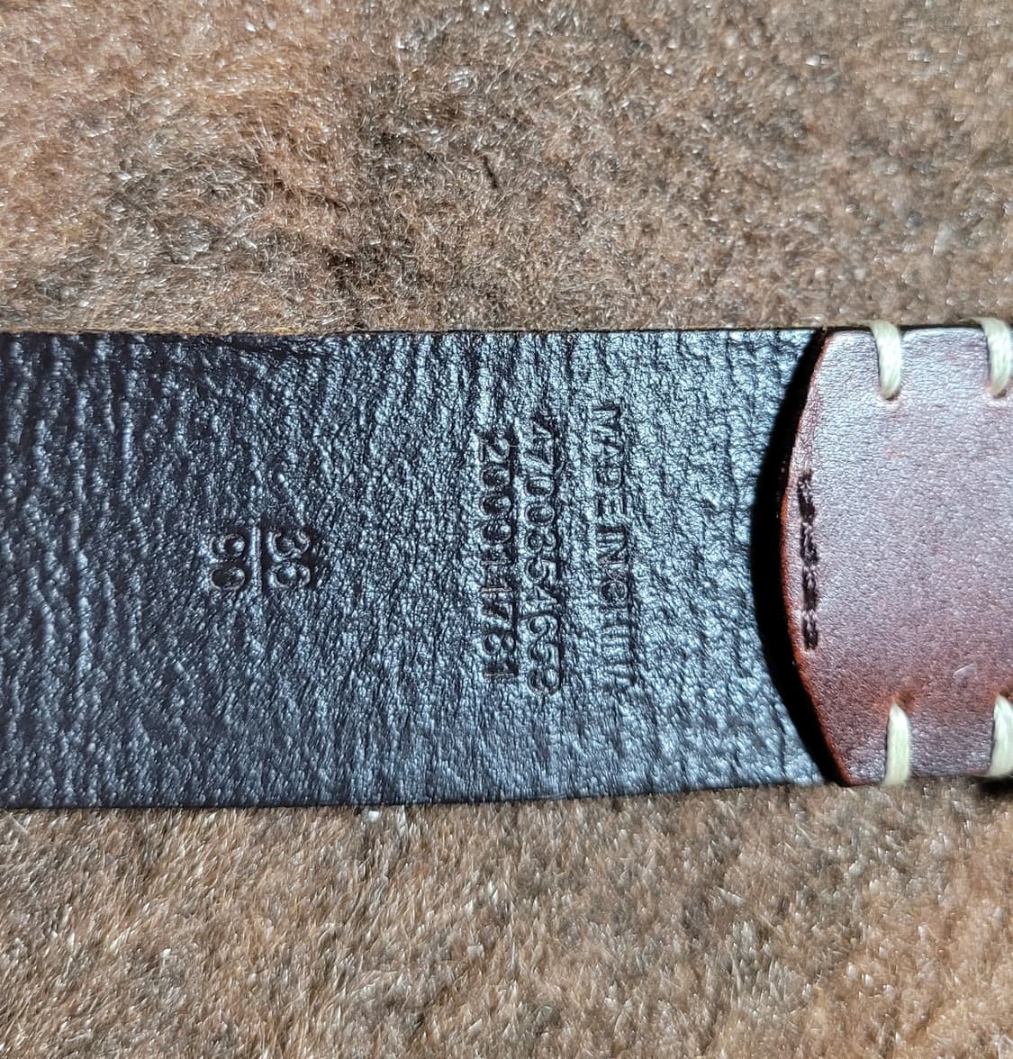 폴로 랄프로렌 남성용 가죽 벨트(110*3.5) 상품이미지3