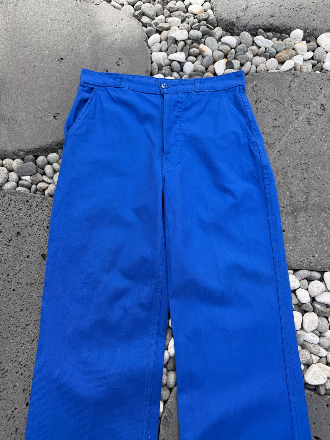 1980s WASHED BLUE VINTAGE 빈티지 프렌치워크팬츠 상품이미지3