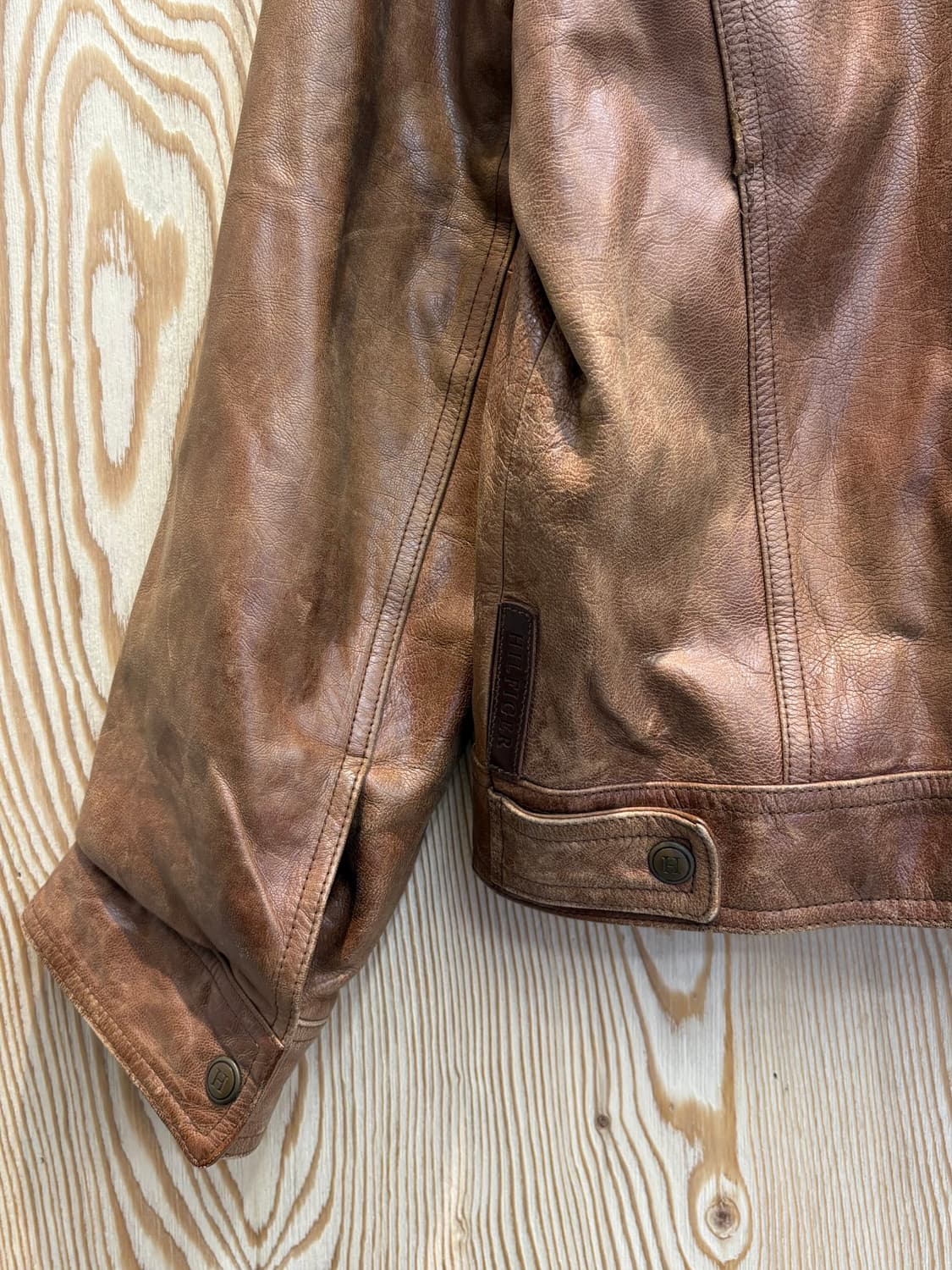 타미힐피거 레더 자켓 상품이미지4