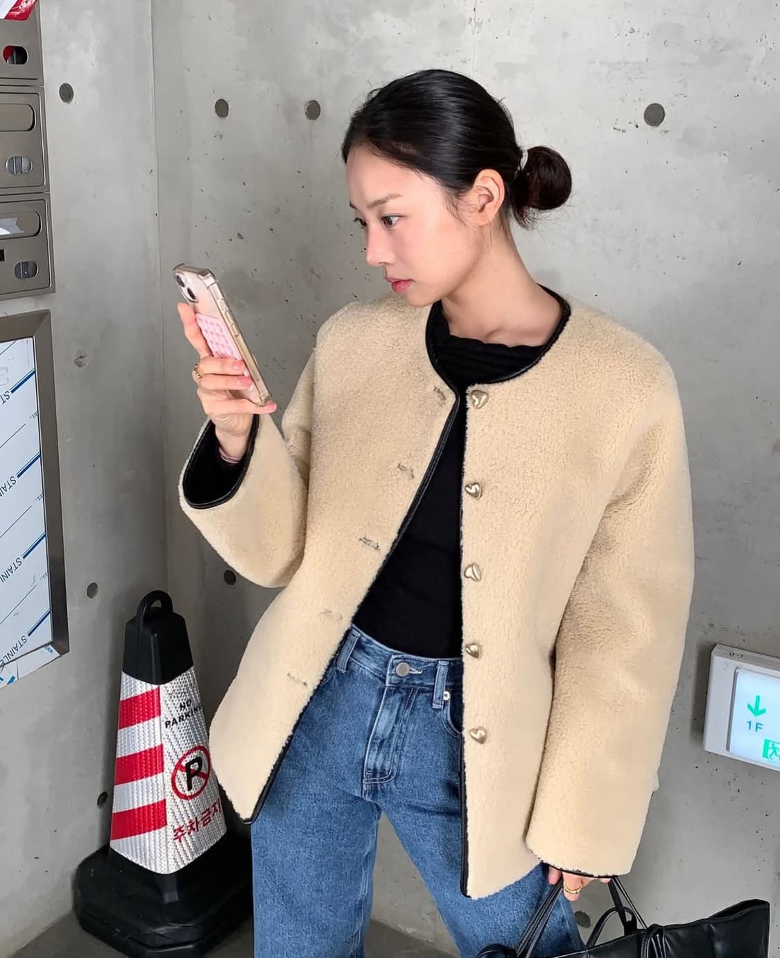 비뮤즈맨션 라운드 자켓 상품이미지1