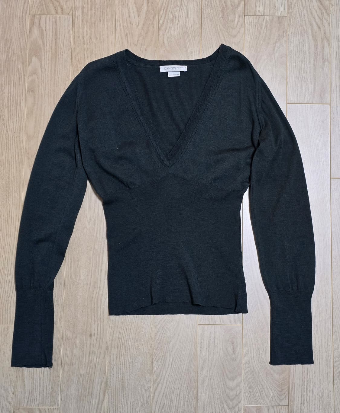 John Smedley 존스메들리 여성 브이넥 울 니트 상품이미지1