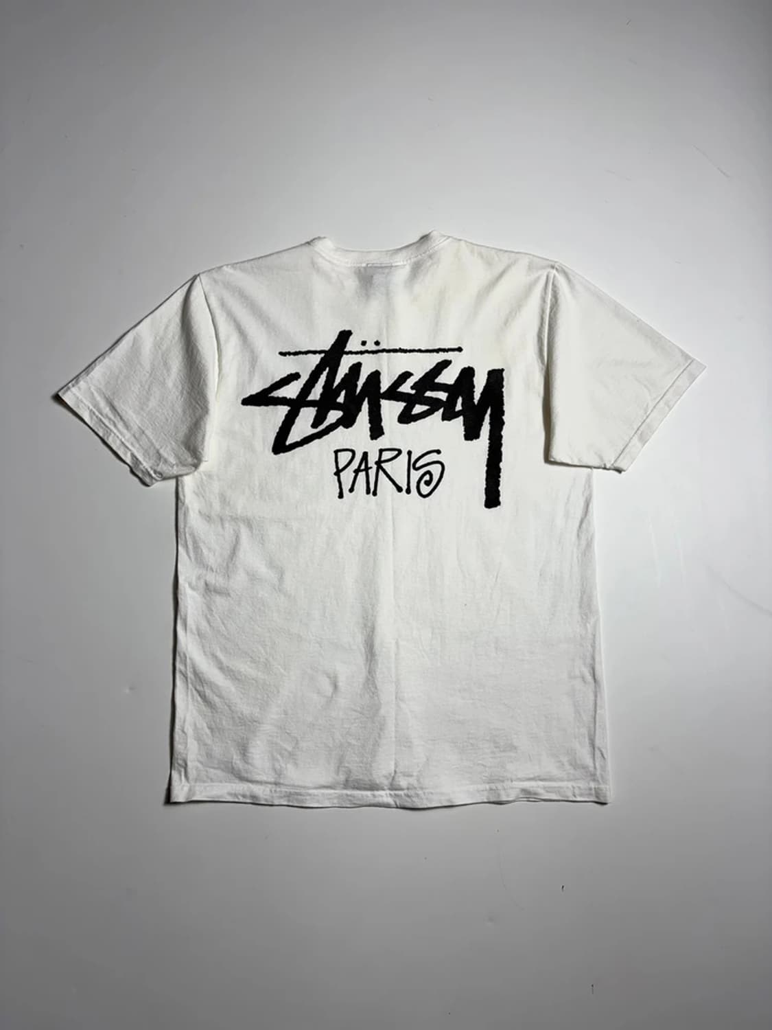스투시 STUSSY 스탁 파리 코튼 반팔 티셔츠 R2193 상품이미지1