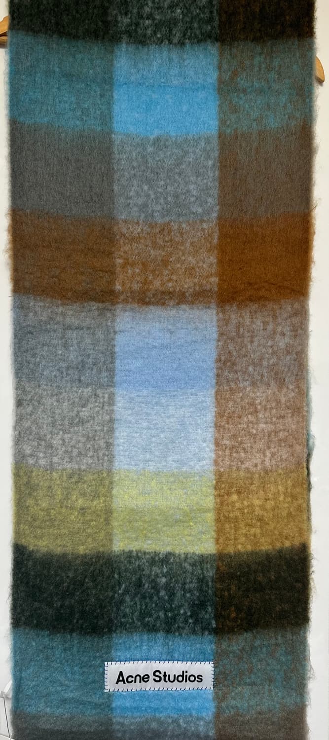 아크네 스튜디오 모헤어울체크 머플러 남여공용 상품이미지6