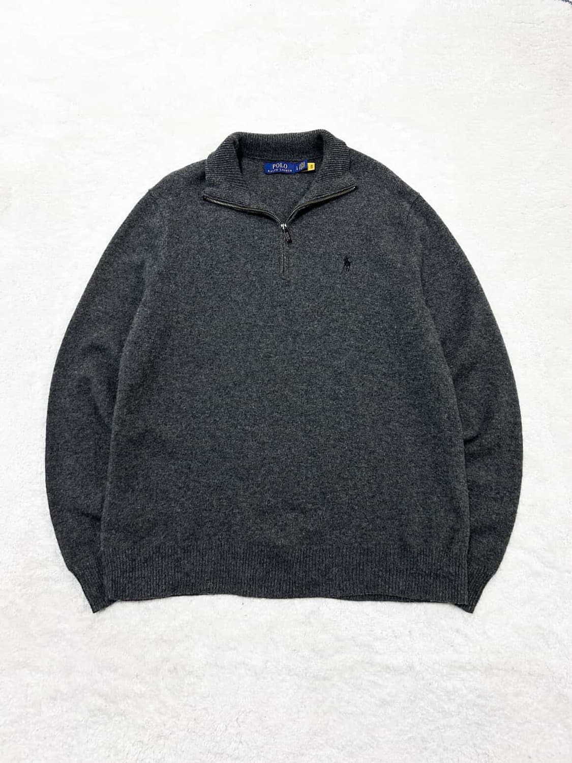 폴로 신형 차콜 반집업 울니트 상품이미지6