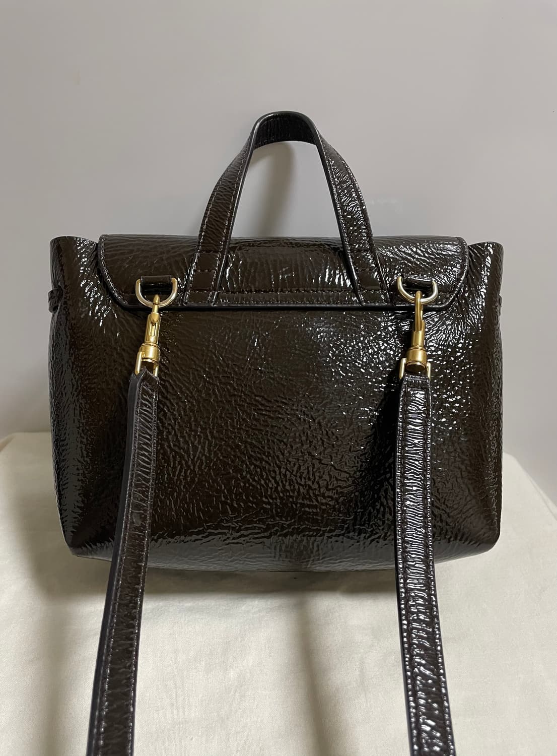 만수르가브리엘 레이디백 미니 숄더백 크로스백 토트백 카카오 송아지가죽 상품이미지6