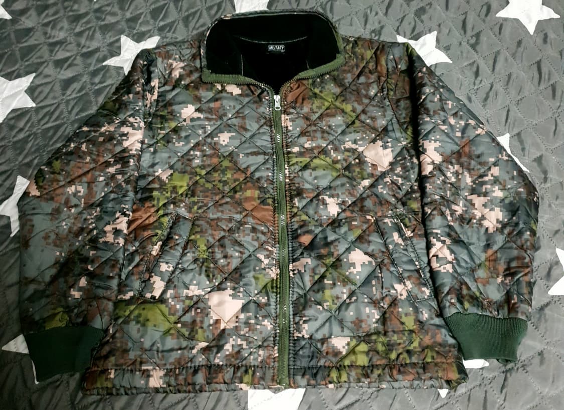 밀리터리 안감기모 디지털 깔깔이 (M) 상품이미지1