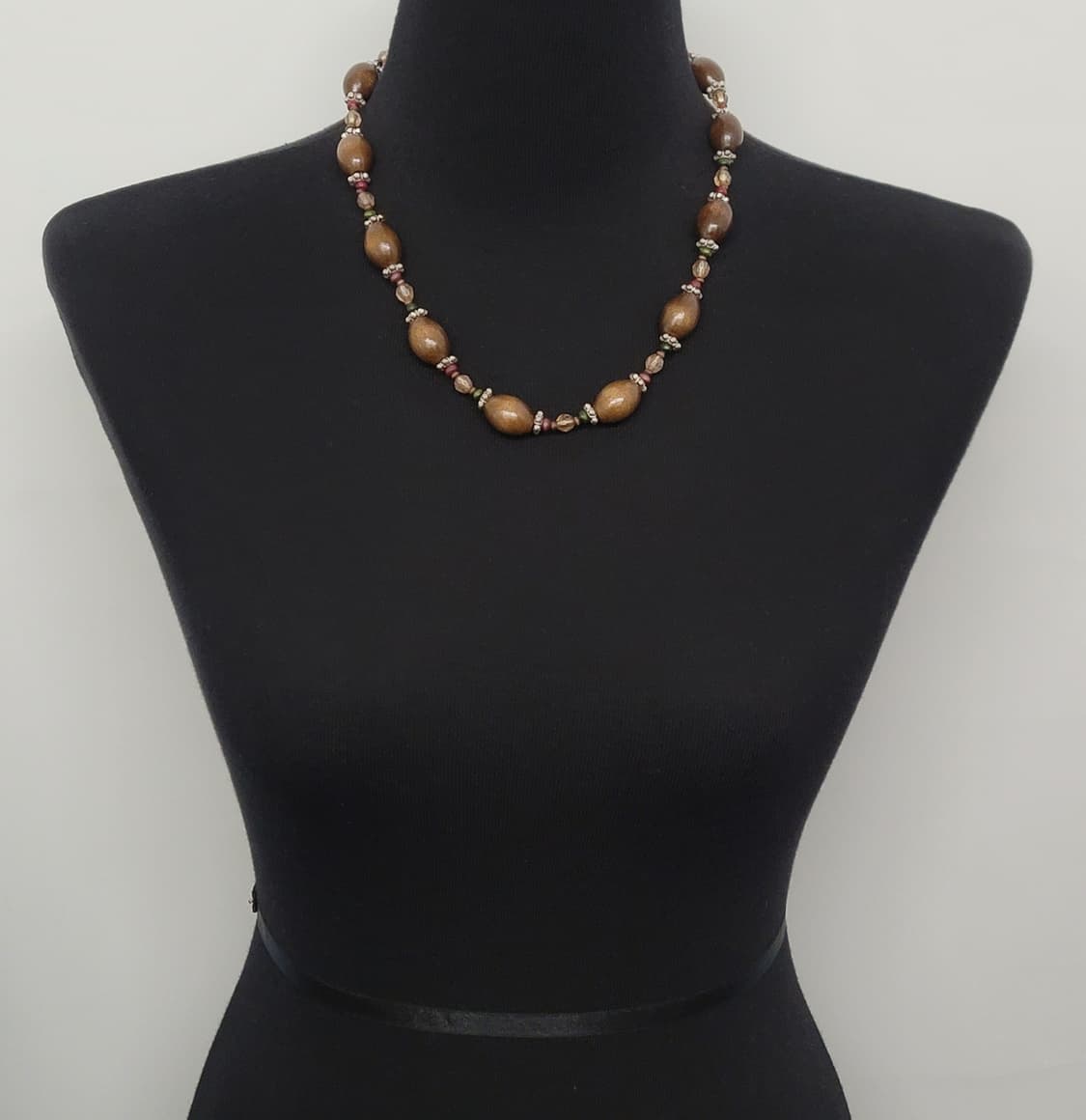 wood vintage necklace 상품이미지1