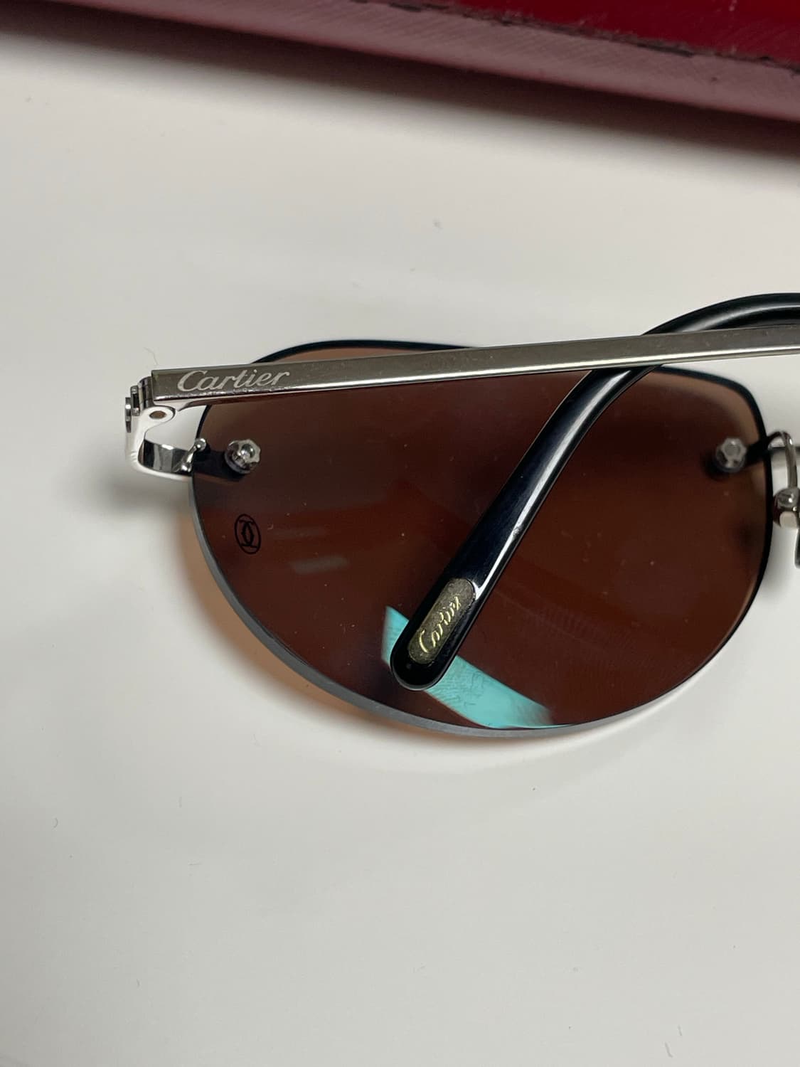 까르띠에 Cartier 무테 안경 긱시크 정품 상품이미지5