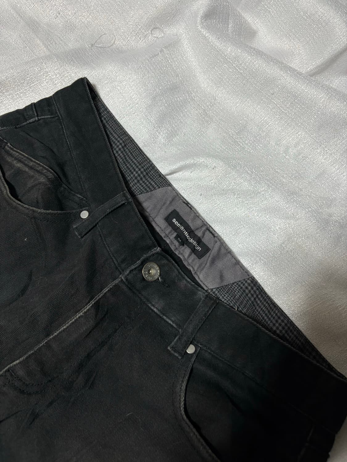 “Semantic Design” Black straight pants 상품이미지9