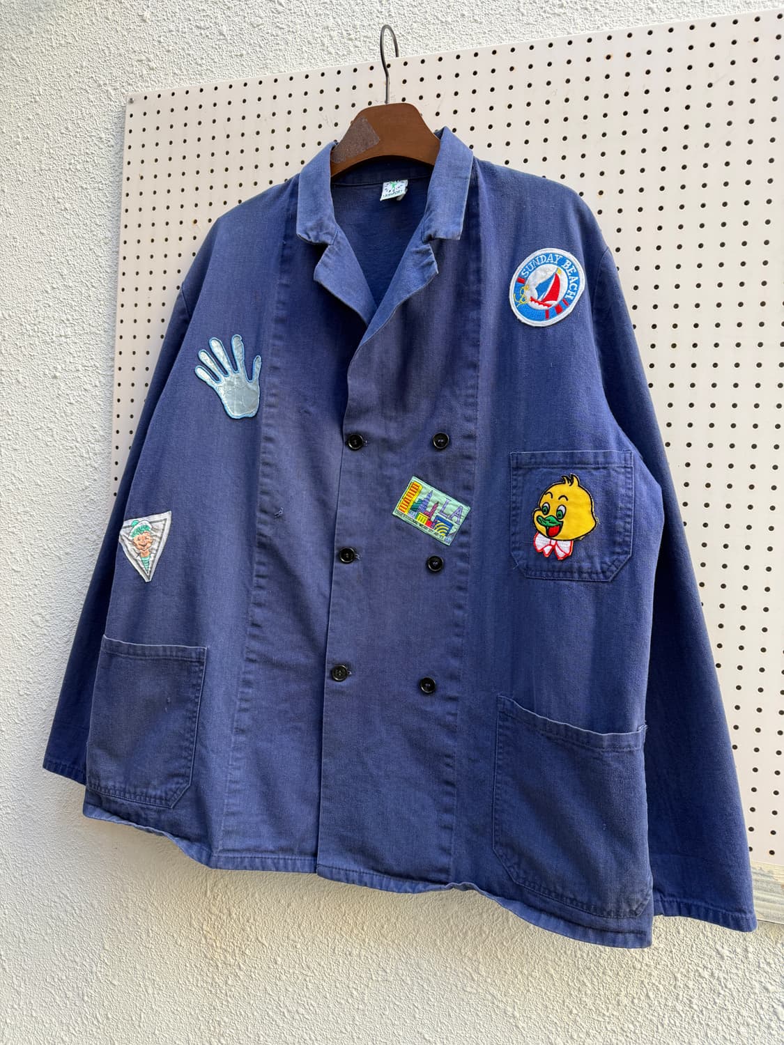 OLD VINTAGE PATCHWORK 더블브레스티드 프렌치워크자켓 상품이미지3