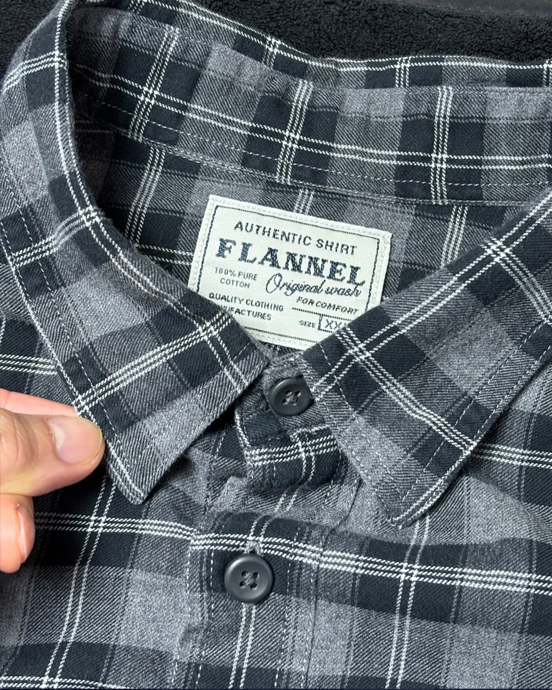 일본빈티지 플란델 체크셔츠 상품이미지3