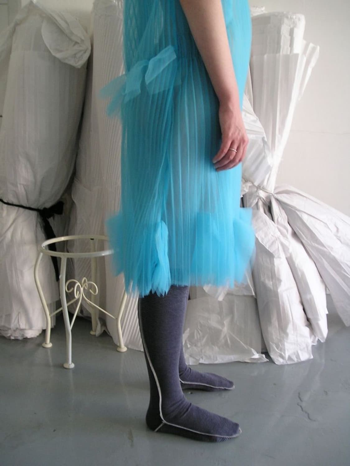 에옹쓰 2024 샤샤 드레스 원피스(아쿠아 블루) eonts SHASHA 상품이미지4