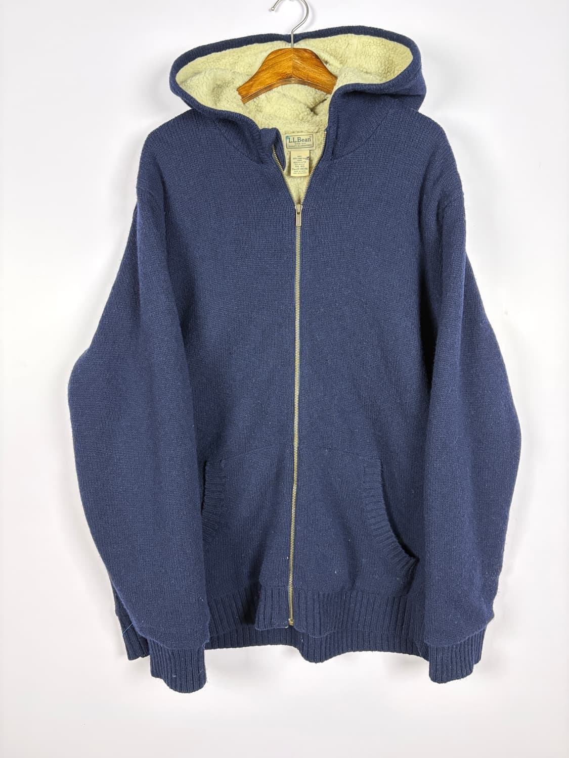 엘엘빈 니트 후드집업 상품이미지1