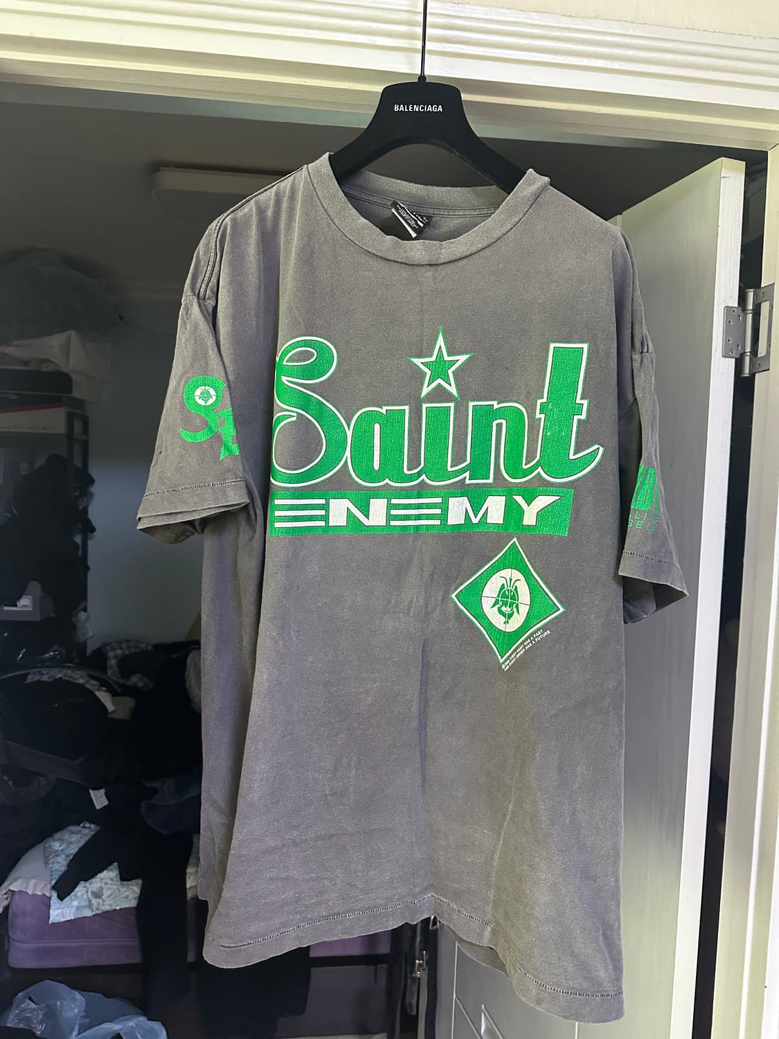 [XXL] 세인트미카엘 퍼블릭에너미 티셔츠 상품이미지1