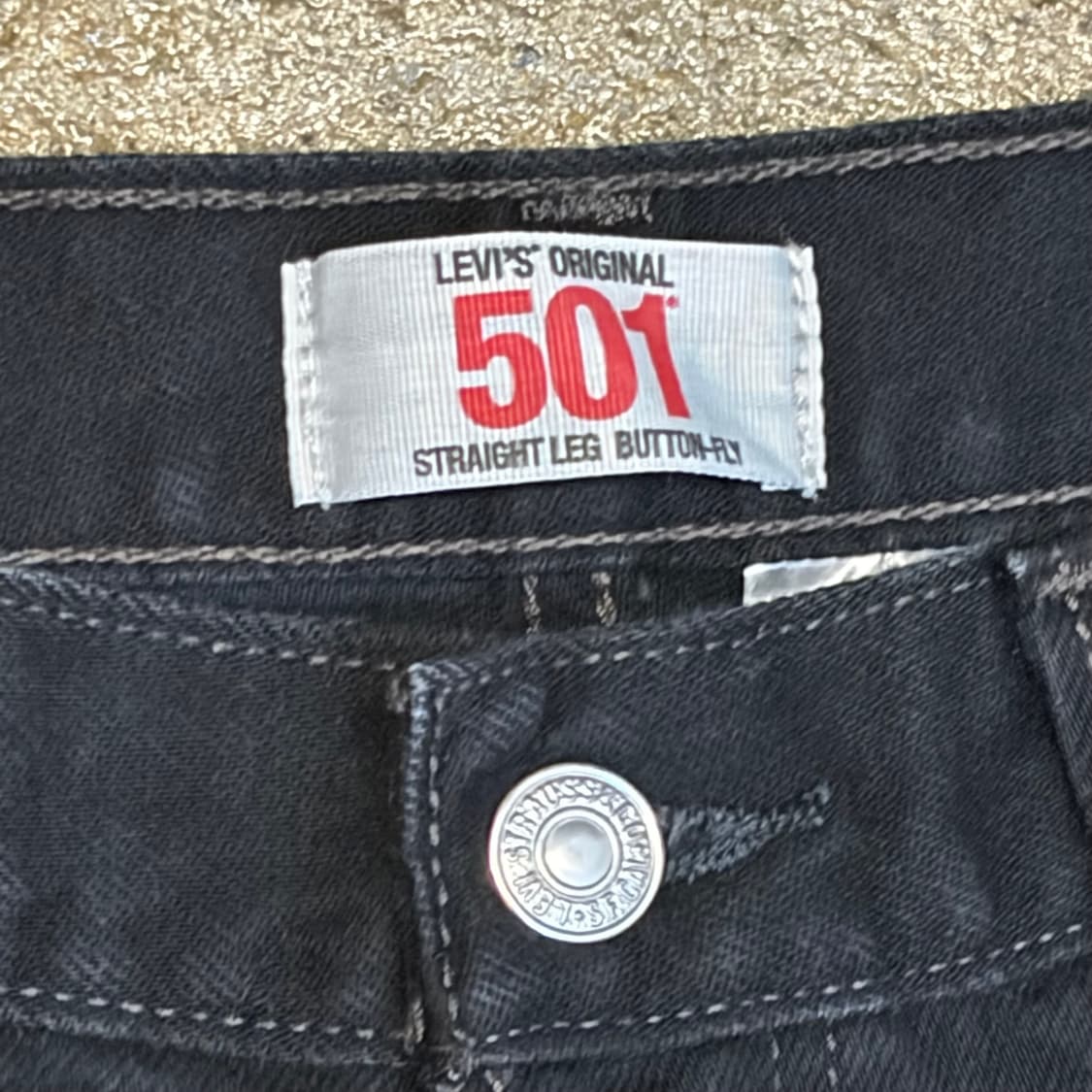 00s 미국 빈티지 리바이스 501 블랙진 청바지 상품이미지4