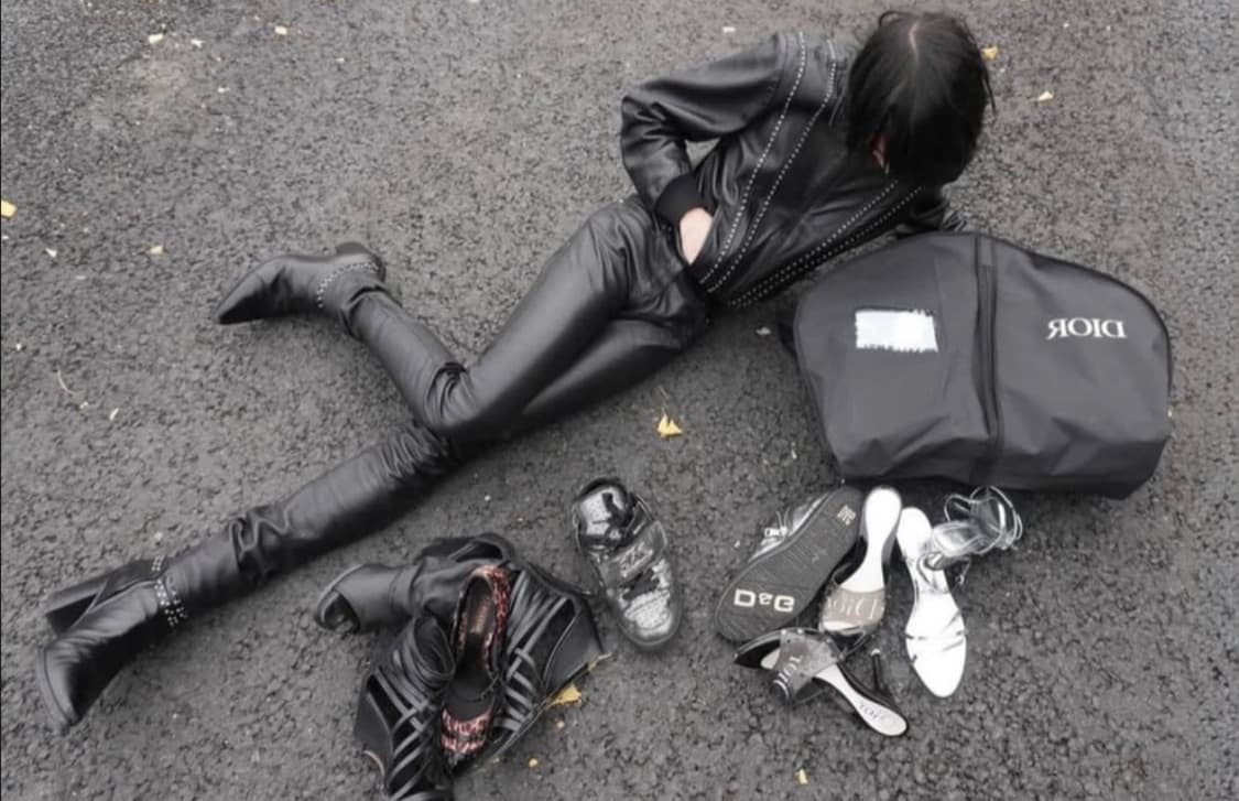 셀린느 조트퍼 윌턴 카프스킨 조드퍼 90 힐 부츠 41사이즈 에디슬리먼 상품이미지2