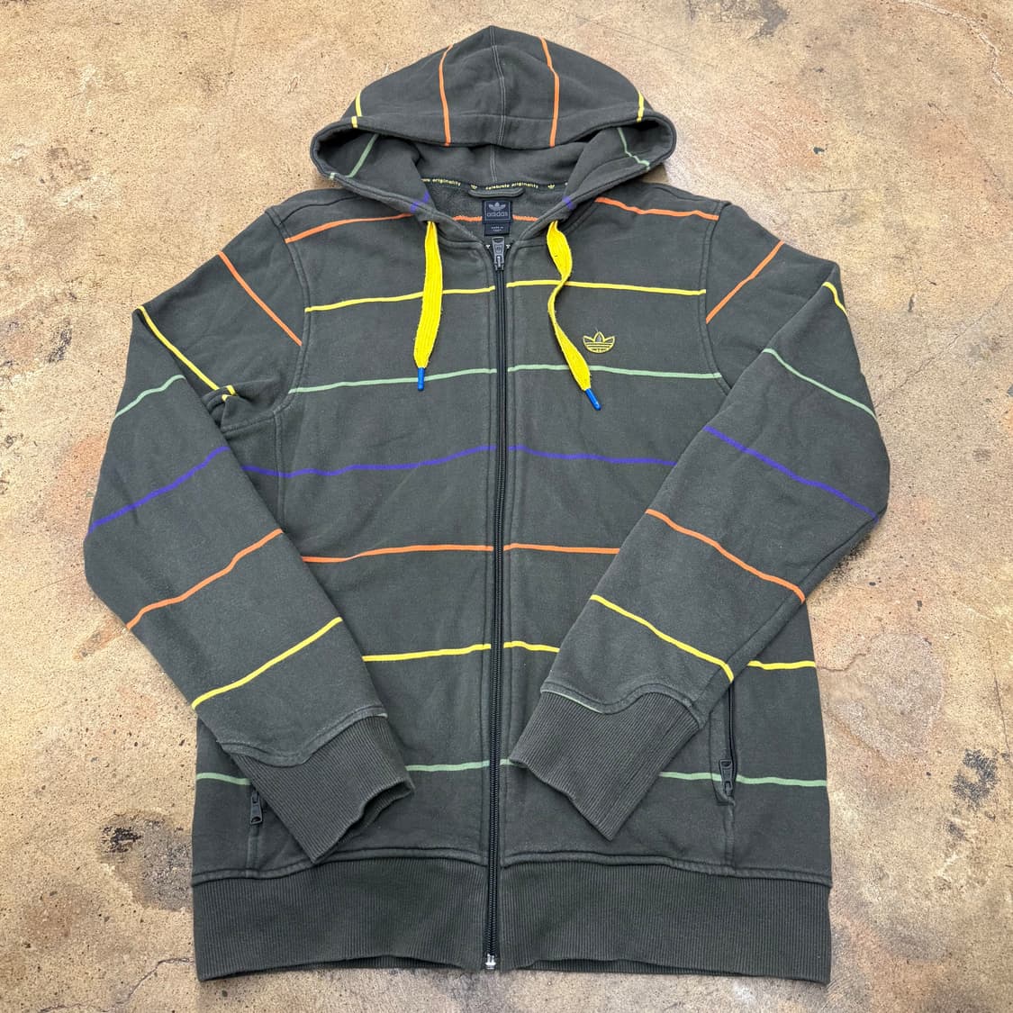 아디다스 스트라이프 후드집업 110 상품이미지2