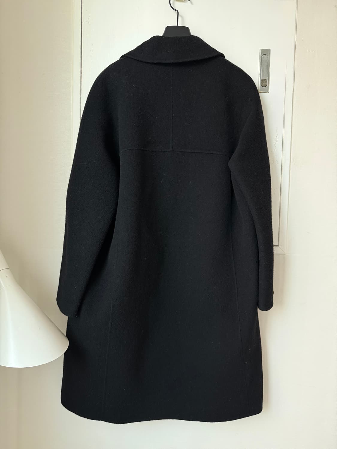 나이스클랍 고급 블랙 롱코트 상품이미지5