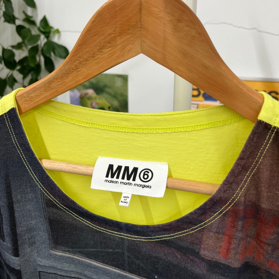 MM6 메종마르지엘라 프린팅 반팔 티셔츠 S 상품이미지3