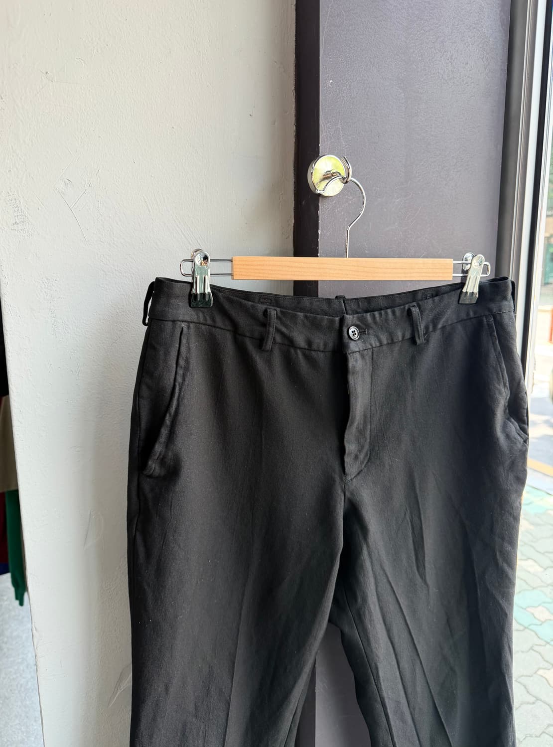 M/ 꼼데가르송 블랙 이지 팬츠 상품이미지3