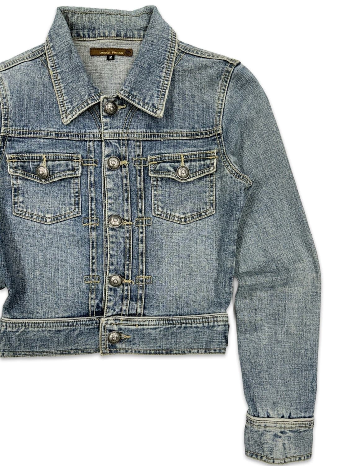 빈티지 크롭 데님 자켓 상품이미지2