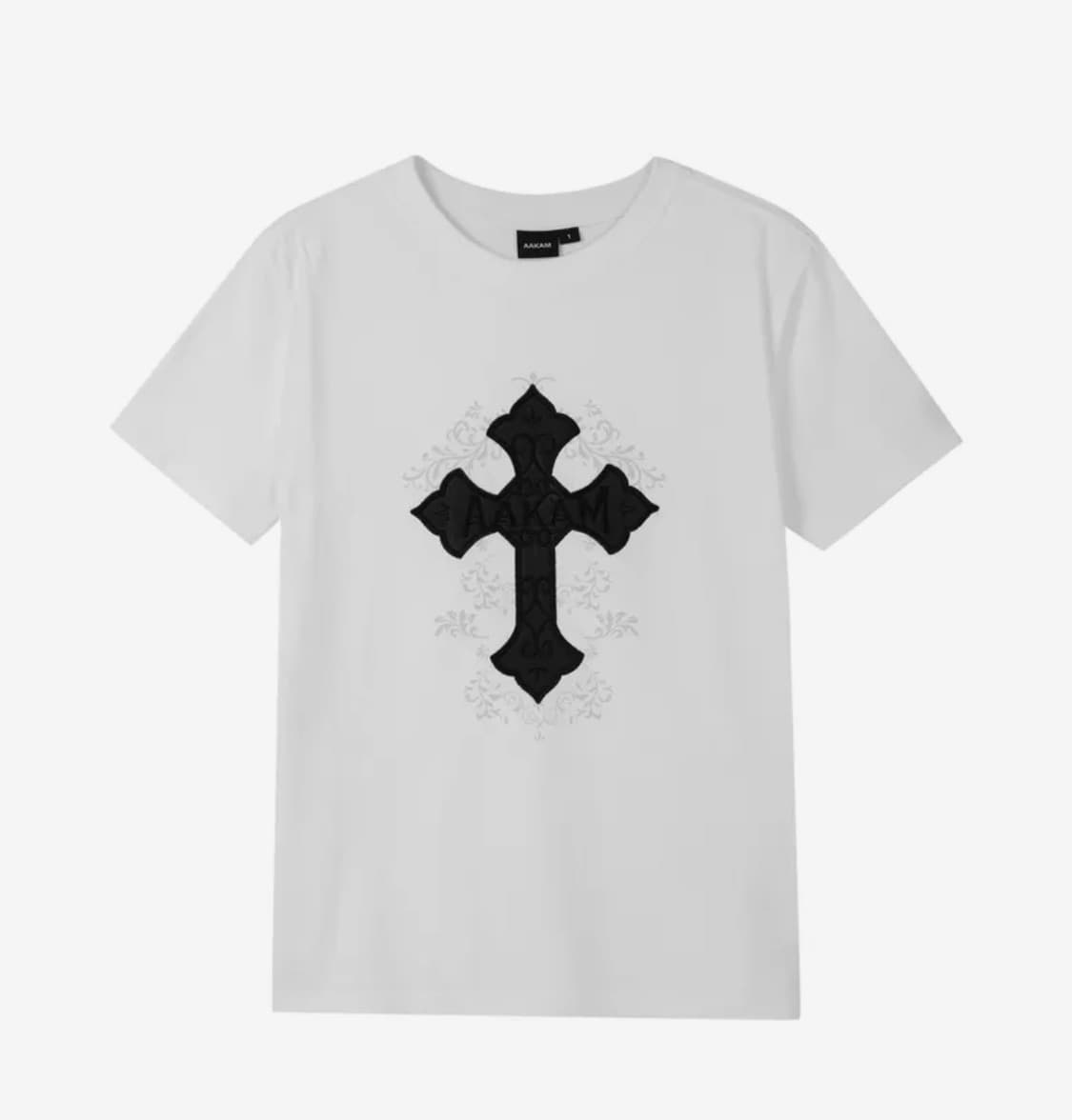 Aakam AKM CROS2 Half Top (White) 상품이미지1