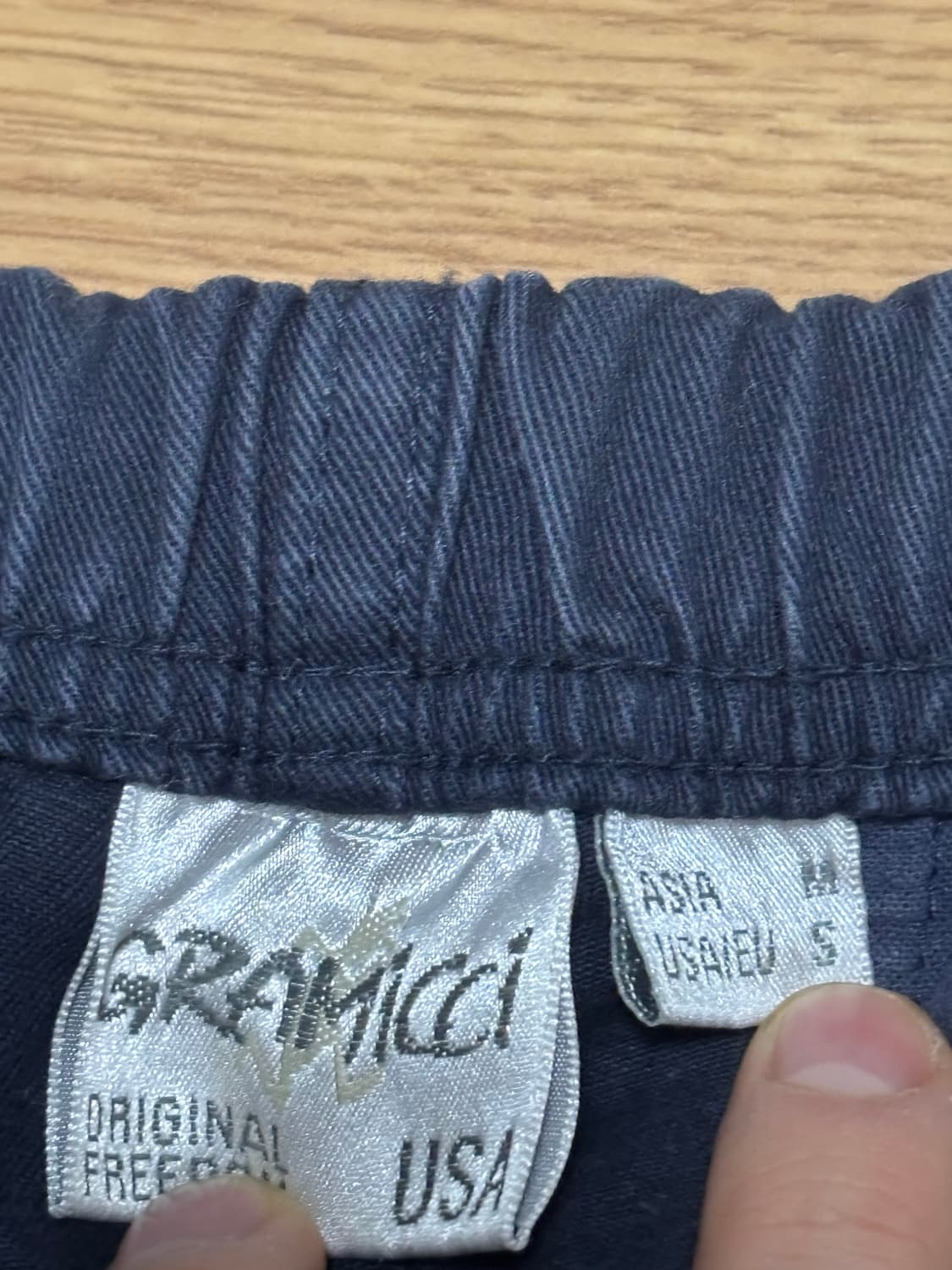 그라미치 팬츠 네이비 M 상품이미지7