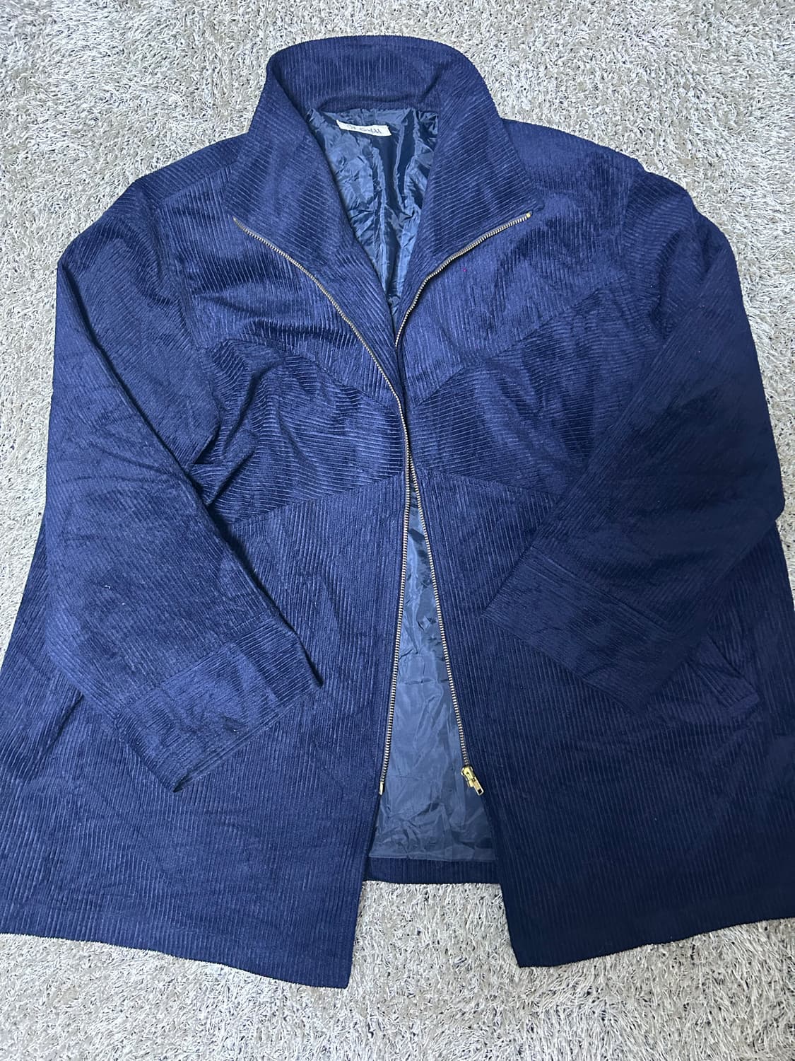 일본판 코듀로이 집업자켓 사이즈 105 상품이미지1