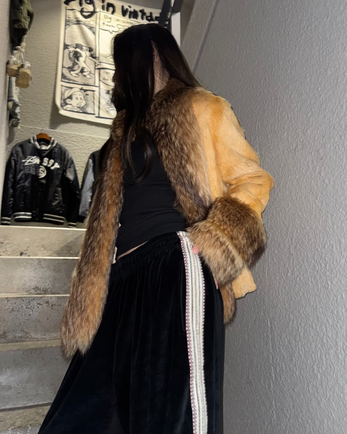 빈티지 래빗 퍼자켓 상품이미지2