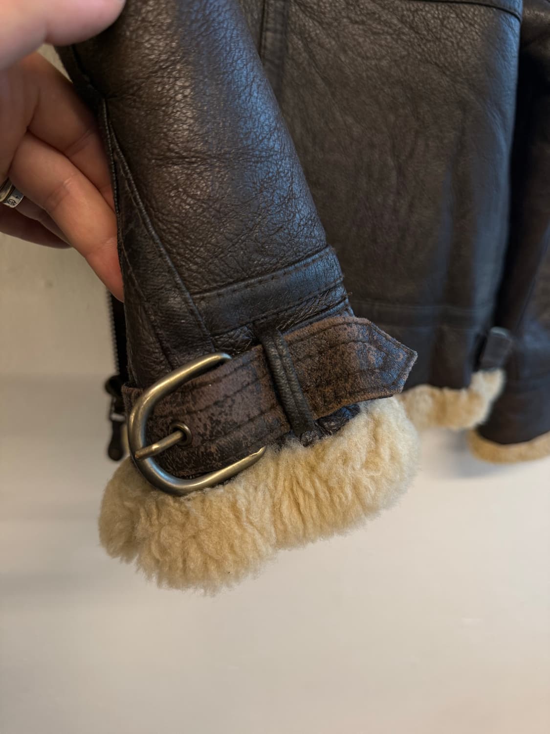 90s B-3 무스탕 상품이미지8