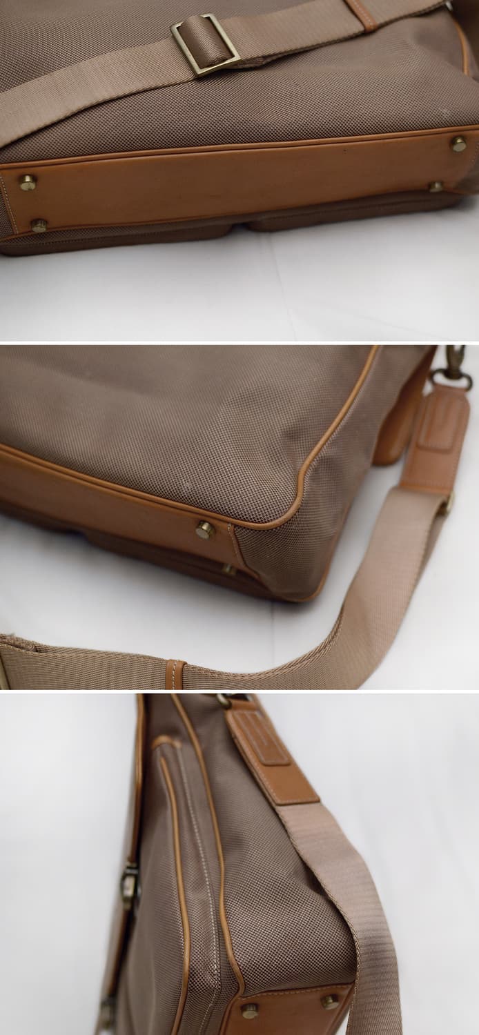 코오롱 맨스타 컬렉션 라인 캔버스 레더 플랩 메신저백 상품이미지7