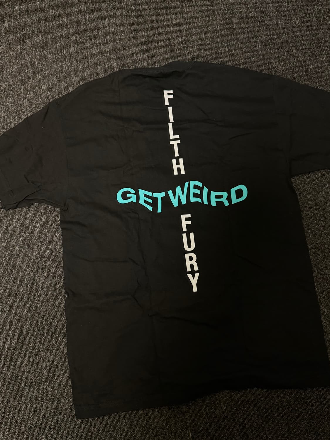 [L] 안티 소셜 소셜 클럽 x 네이버후드 필스 퓨리 티셔츠 블랙 상품이미지2