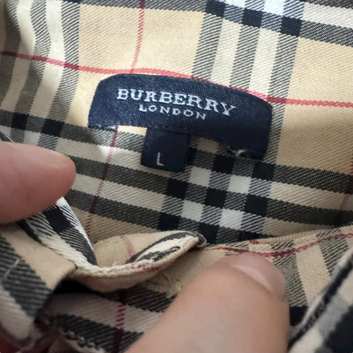 정품 버버리 노바체크 셔츠 상품이미지5
